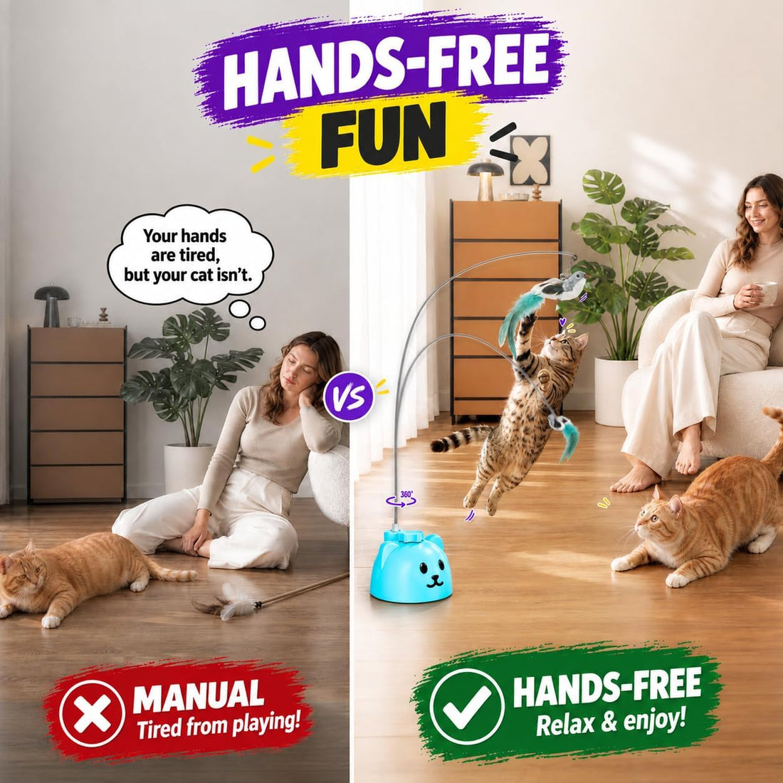 Interactive Cat Toys for Indoor Cats