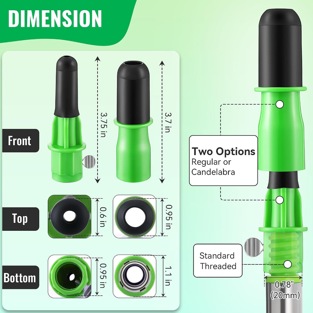 Dreyoo 4 Pcs Light Bulb Changer Set, Suction Cup & Cage Changer