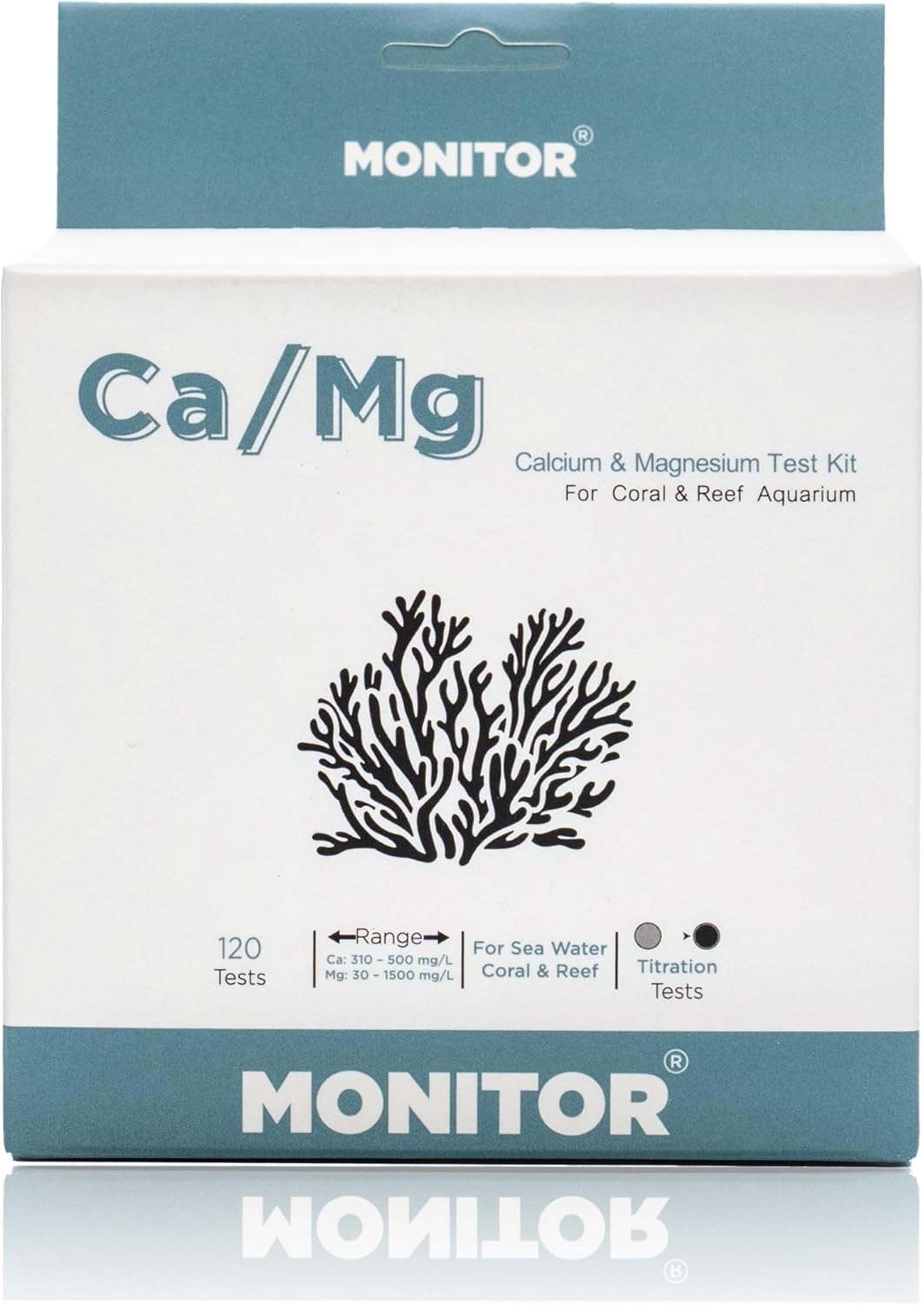 Monitor Calcium/Magnesium Test KIT for Coral & Reef (120 Tests)