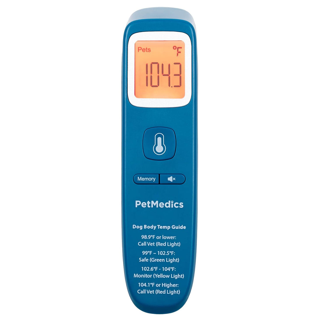 PetMedics by iHome Dog Thermometer for Pets Ear or Belly No Contact