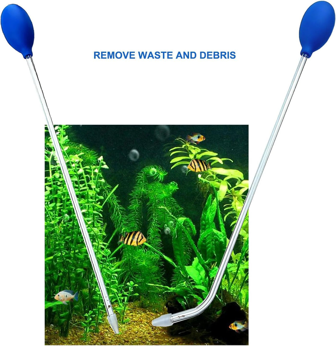 Coral Feeder with Extra-Long 18.5" Tube – Durable Leak-Proof Bulb