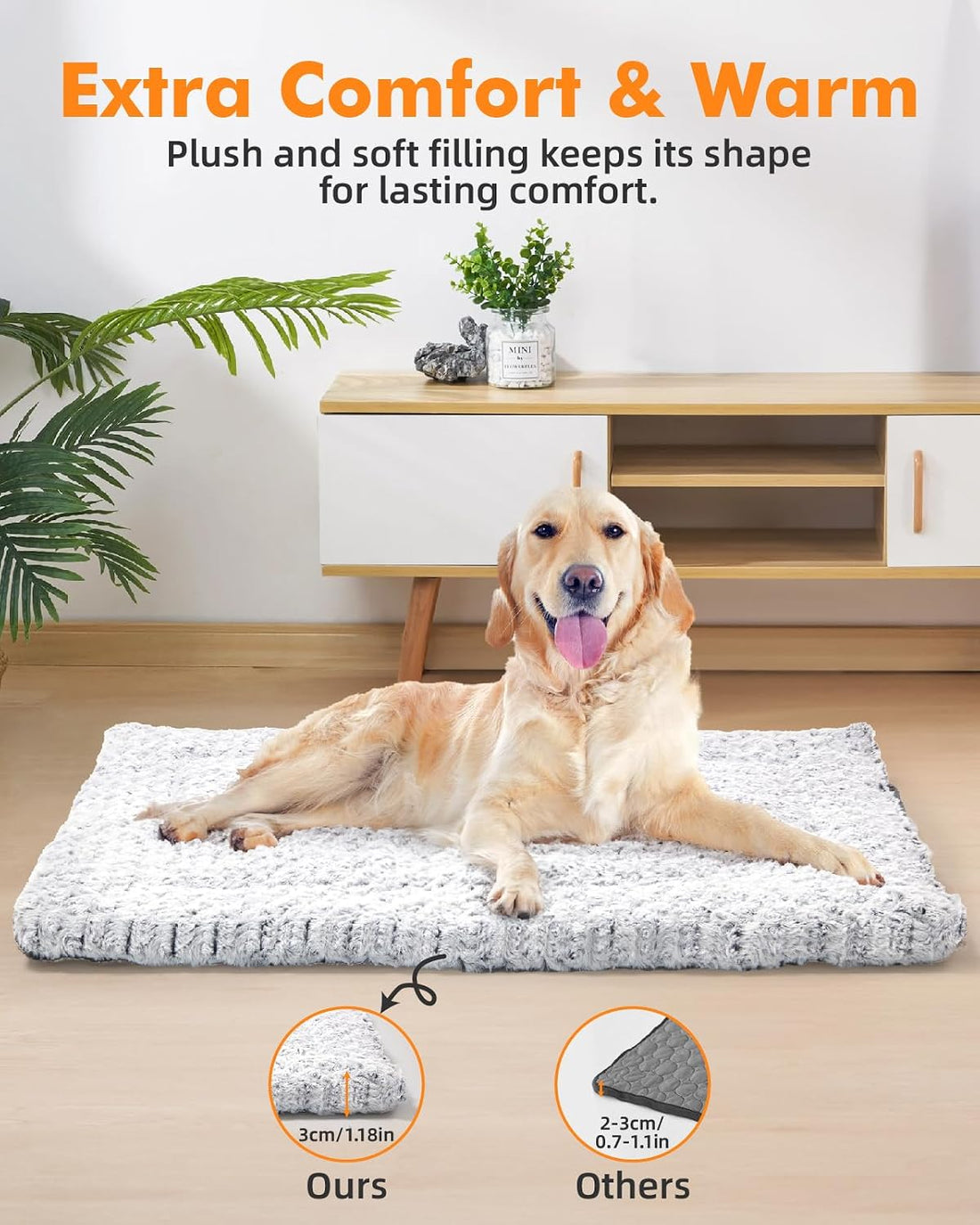 Papettly Self Warming Cat Bed 37 x 25.6 in