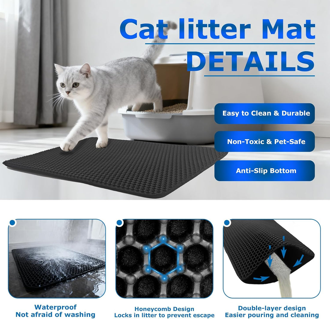 Cat Litter Mat, 30" x 22" Extra-Large