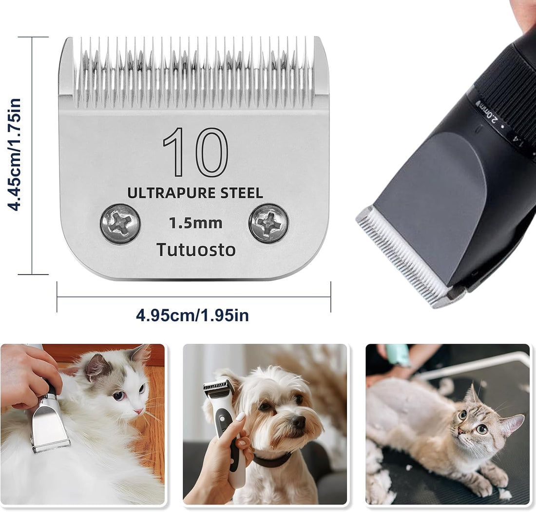 3 Pack 10 Clipper Blade Compatible with Andis
