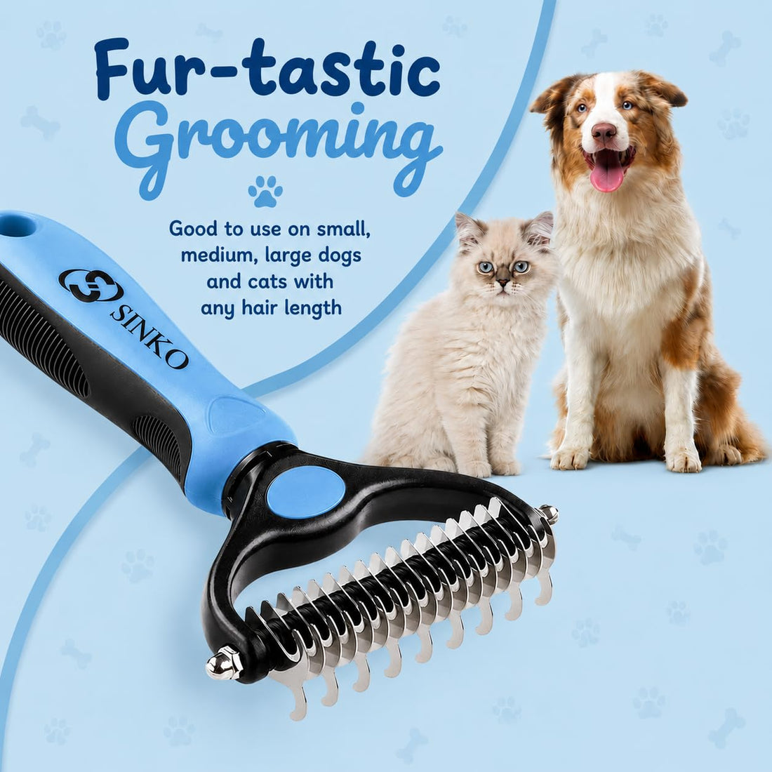 Sinko Shedding Brush For Dog and Cat