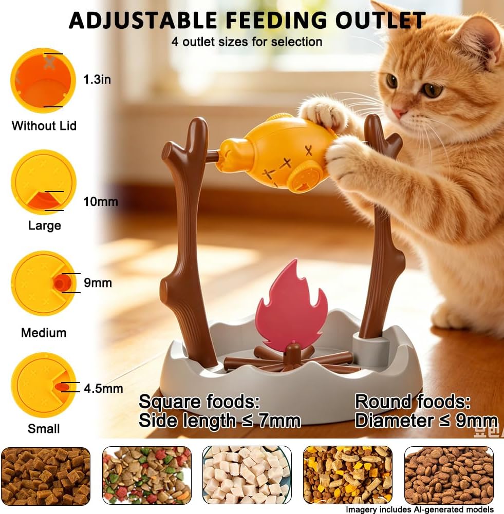 SZEE Cat Treat Puzzle Dispenser Toy