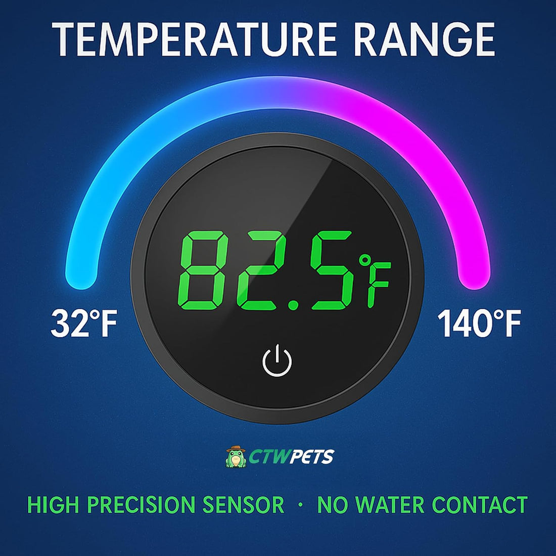 CTWPets Digital Fish Tank Thermometer