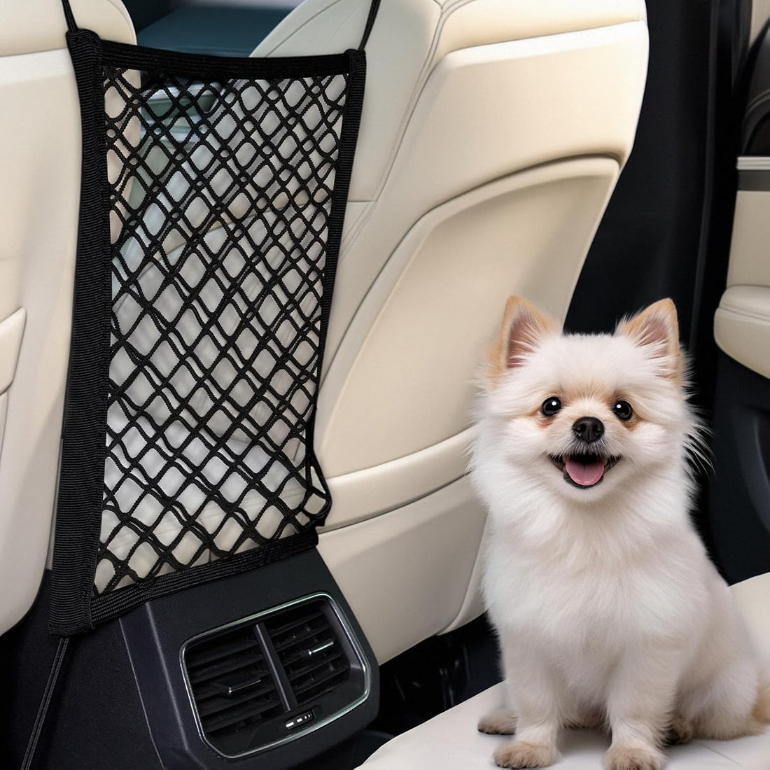 rabbitgoo Dog Car Net Barrier for SUVs, Car Divider, Easy to Install