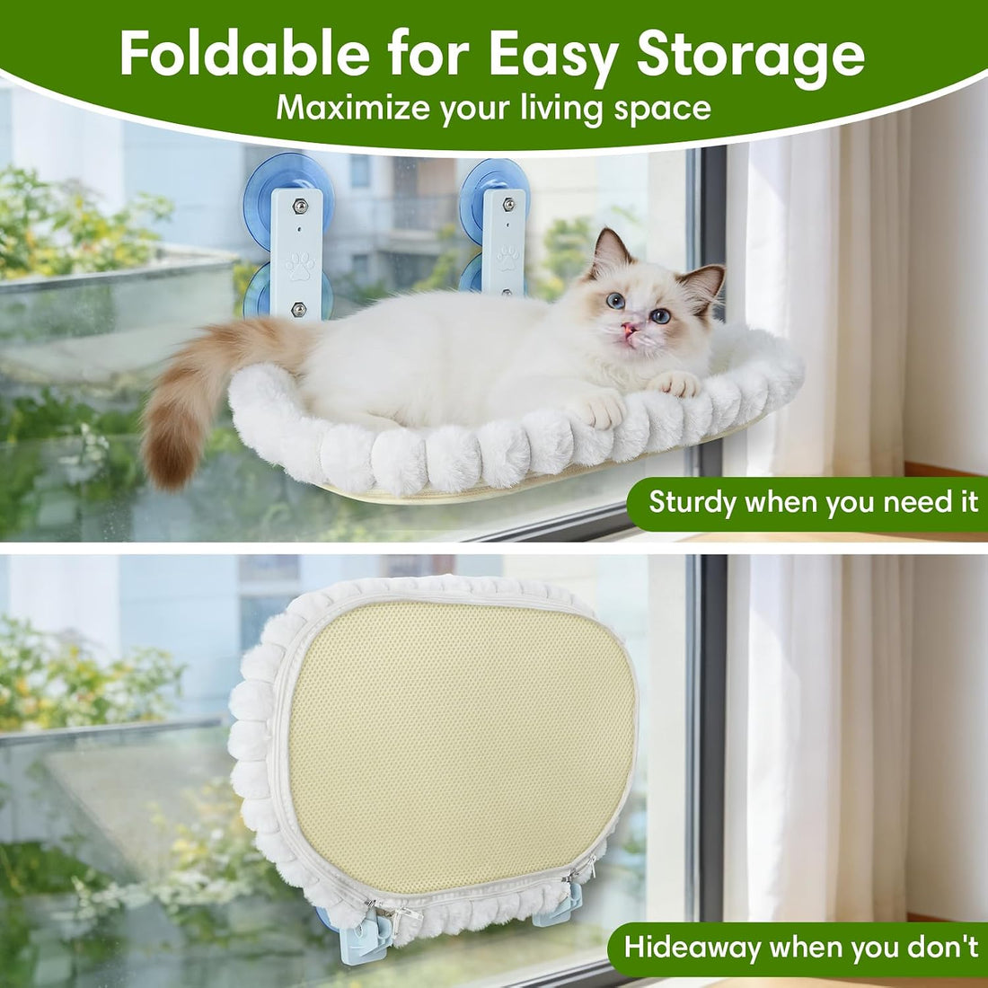 YooxArmor Foldable Cat Window Perch