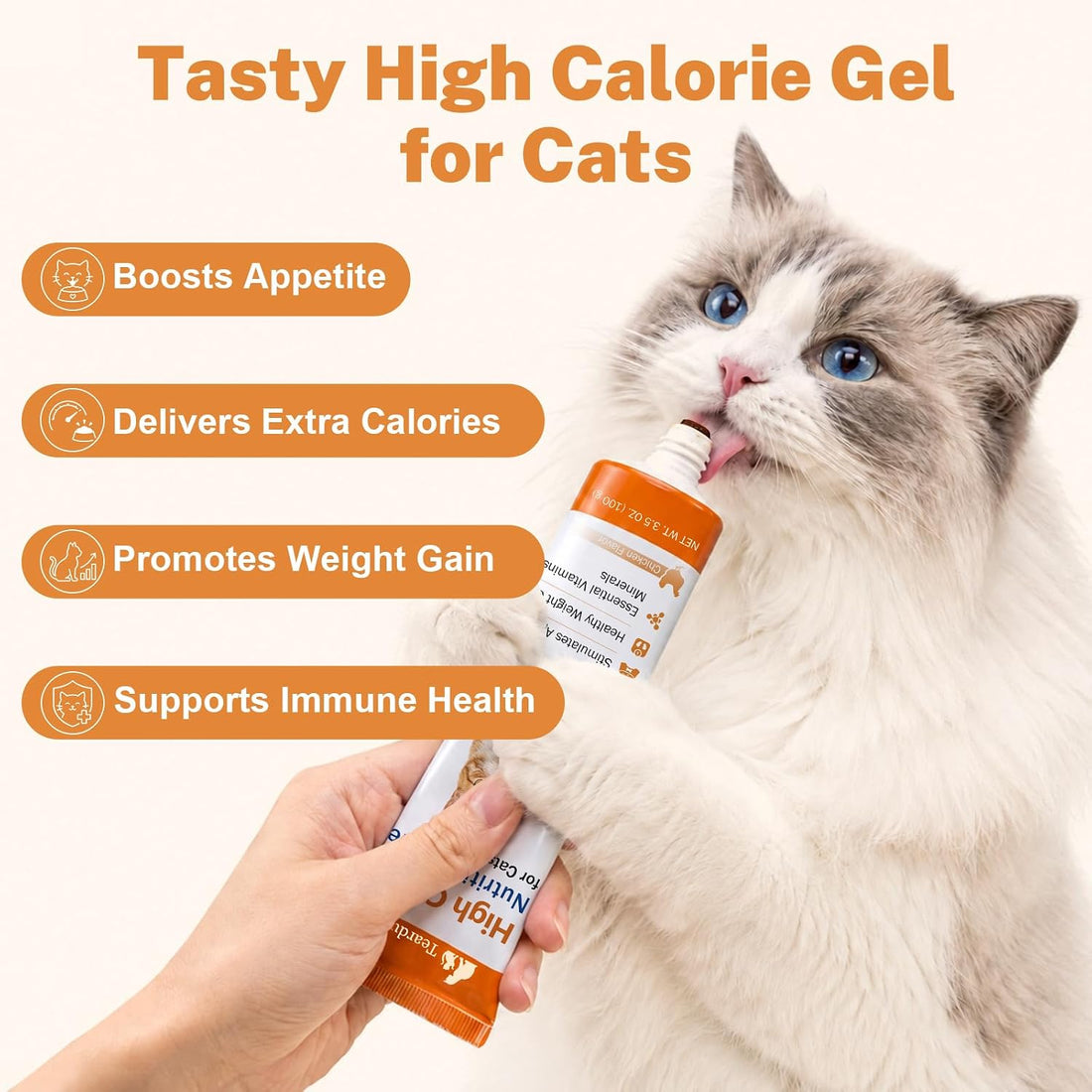 High Calorie Nutrition Gel for Cats
