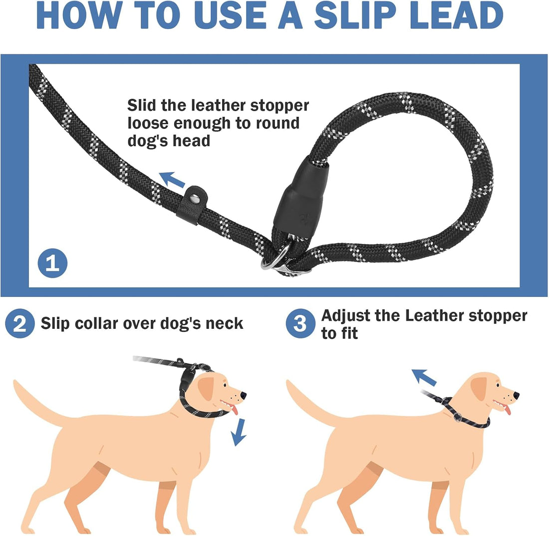 HOMIMP Slip Lead Dog Leash 6 FT