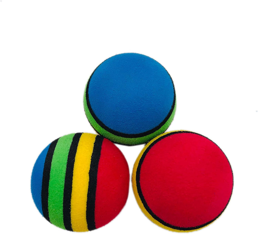 PET SHOW 15pcs 1.4" Interactive Cat Toy Balls for Indoor Cats