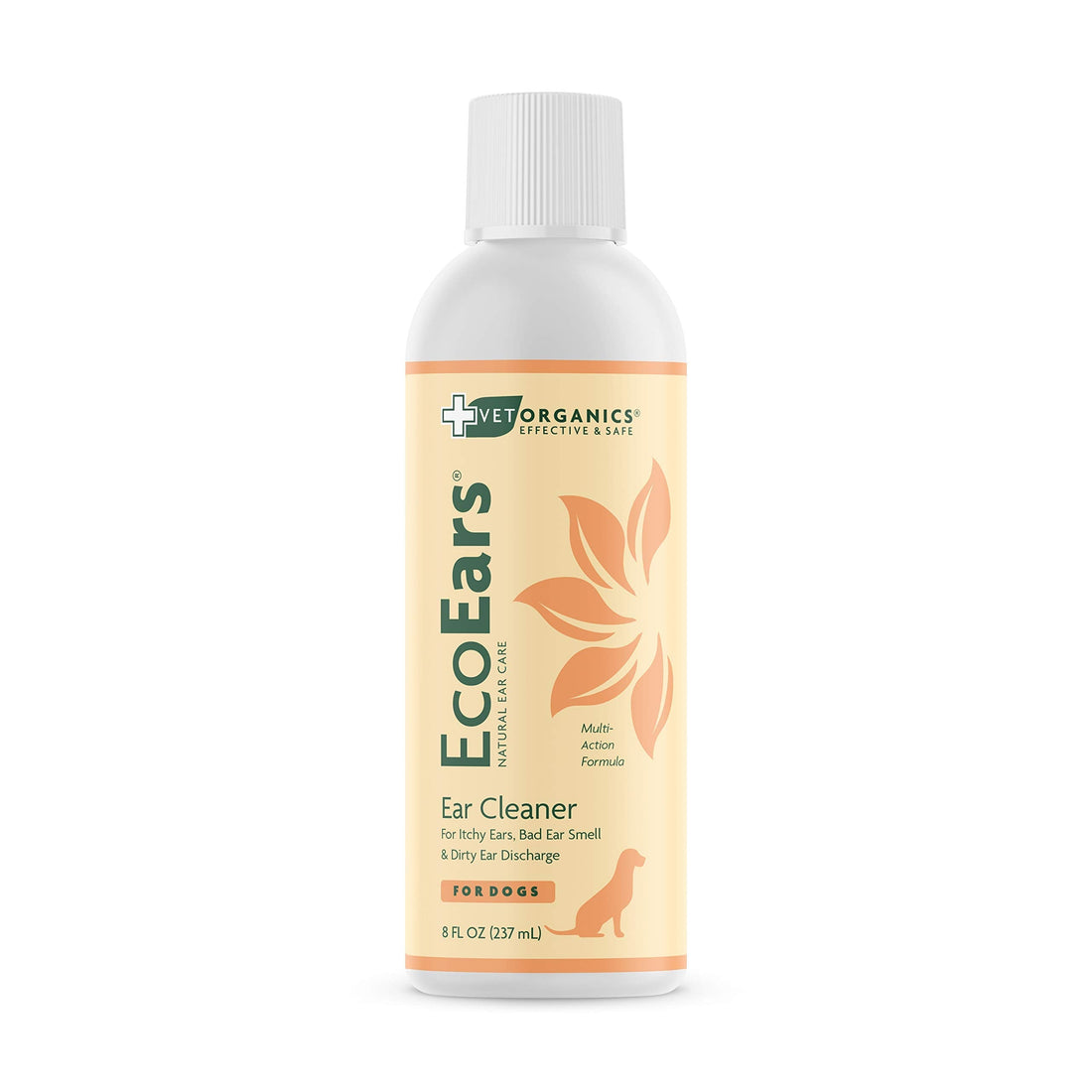 EcoEars Dog Ear Cleaner – Natural Multi-Action Formula for Ear