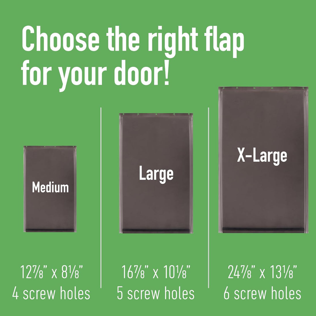 Evergreen Pet Supplies Replacement Dog Door Flap Compatible