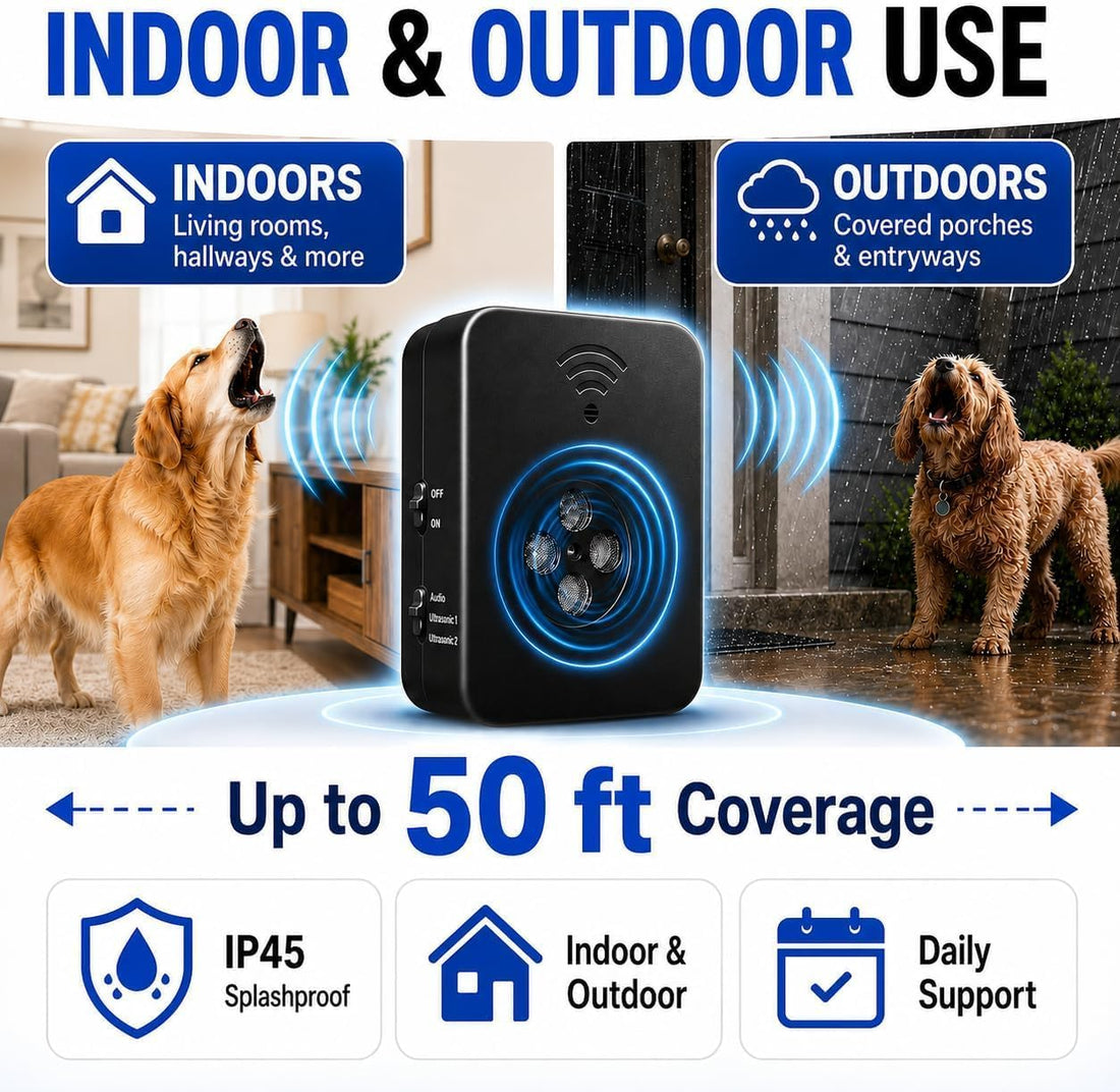 Smart Anti Barking Device for Dogs
