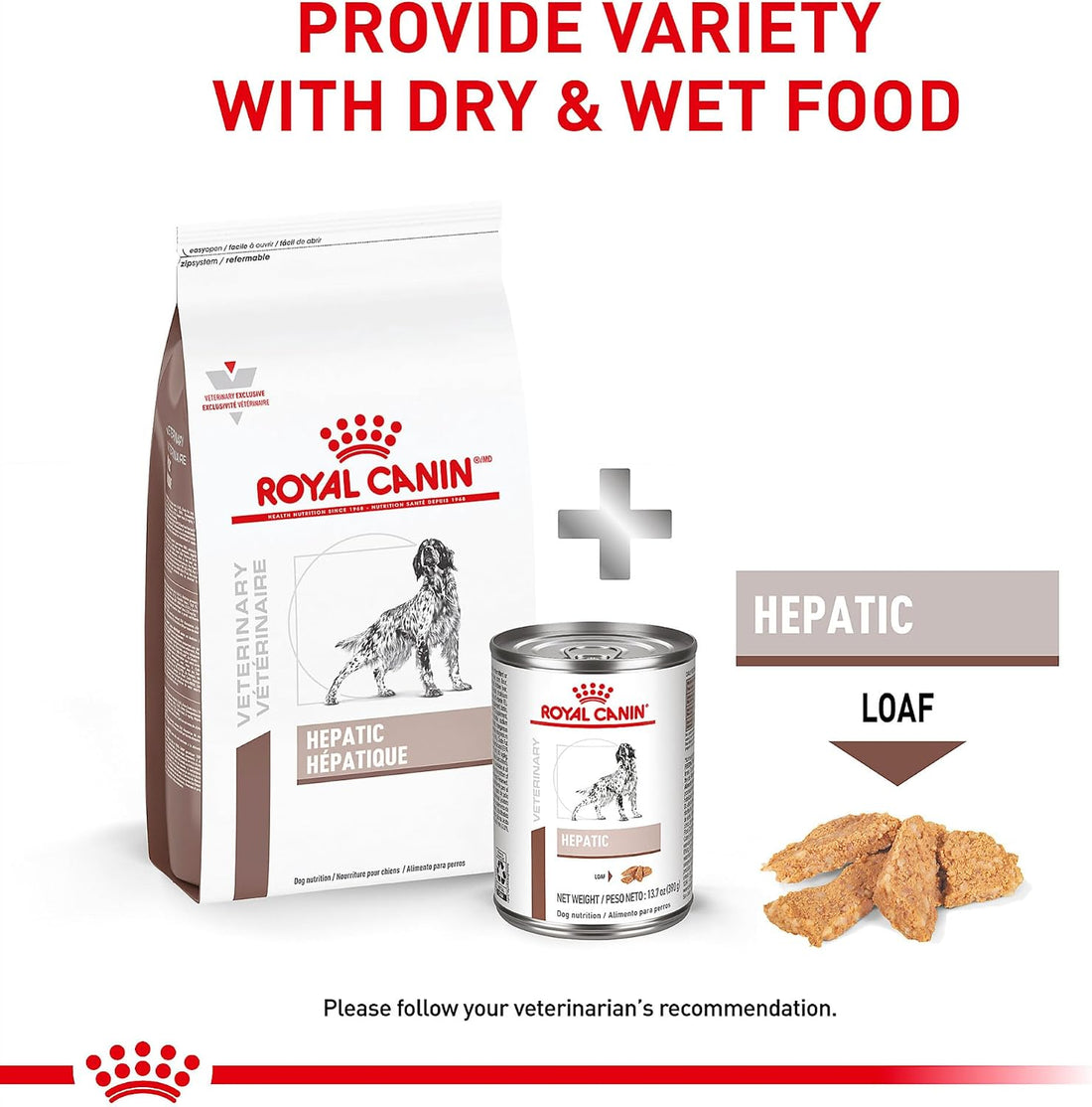 ROYAL CANIN Veterinary Diet Canine Hepatic Adult Loaf Dog Food
