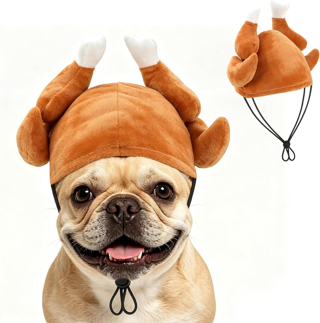 BWOGUE Medium Dog Thanksgiving Turkey Adjustable Party Hat