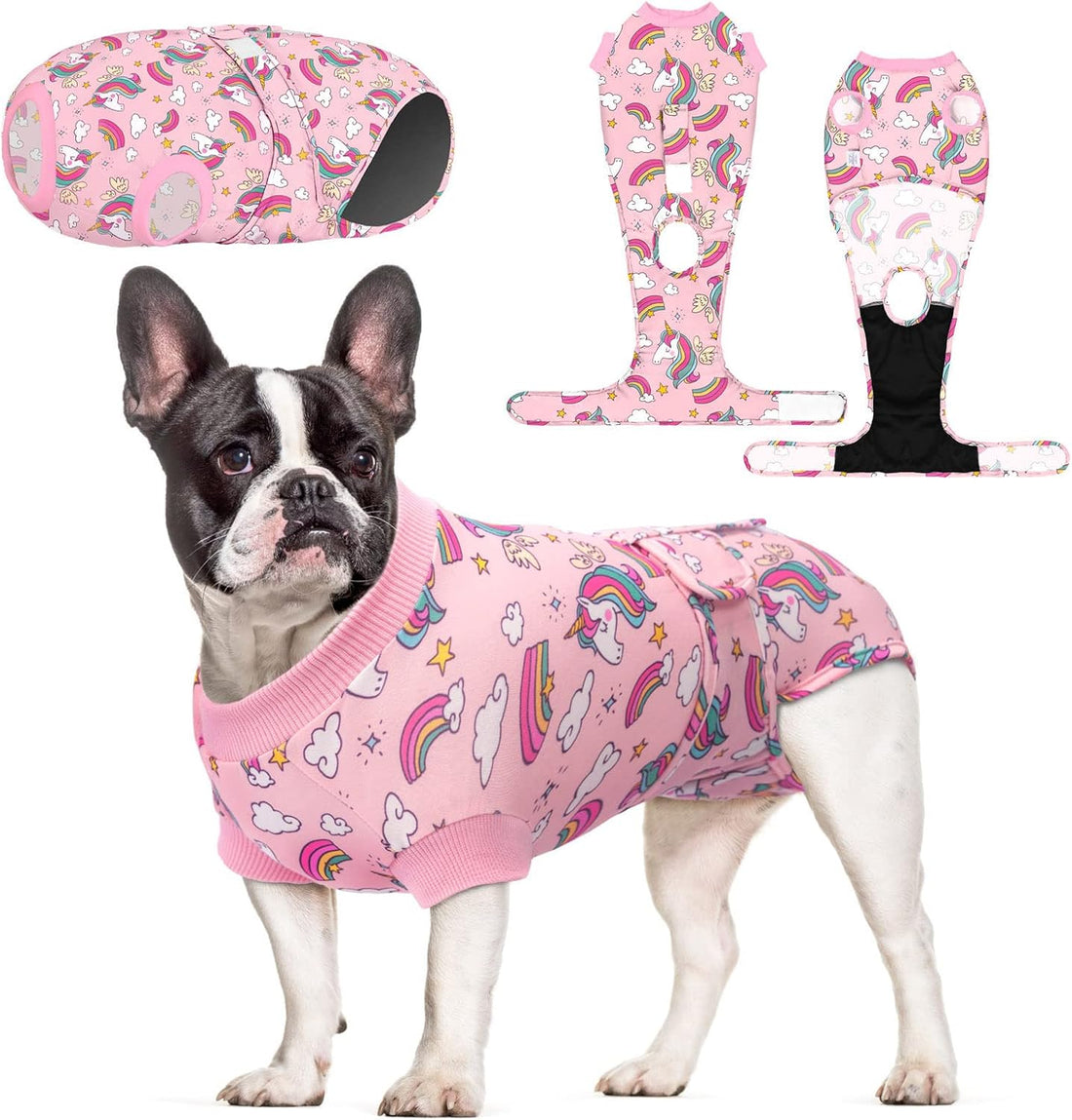 CuteBone Dinosaur Pet Surgery Recovery Suit for Small Medium Dogs Cats