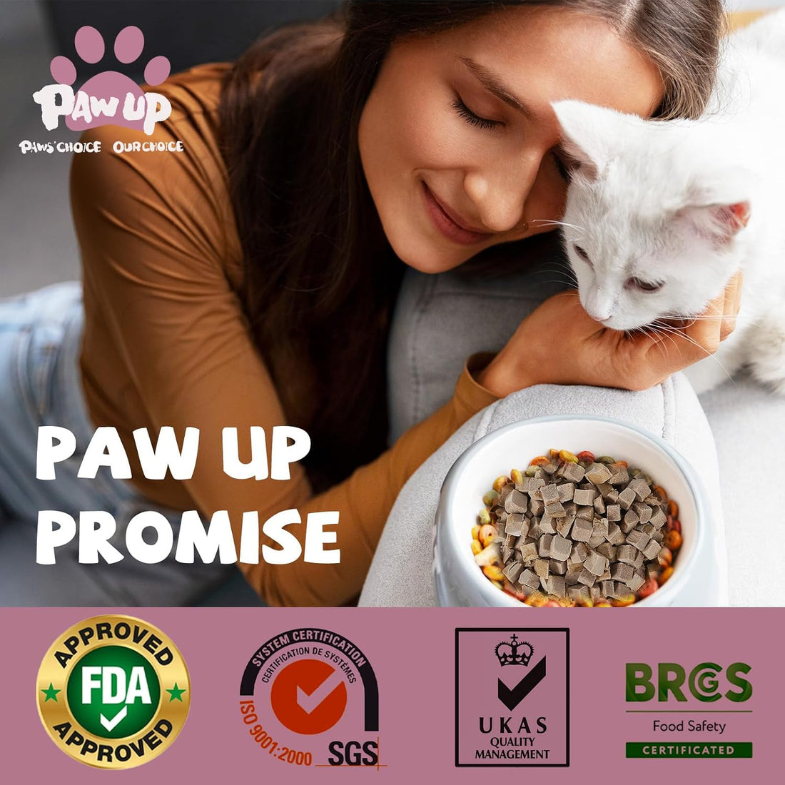 PAWUP Freeze-Dried Duck Treats for Cats & Dogs