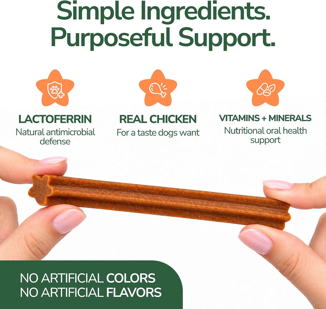 Doggies™ Dental Treats with lactoferrin