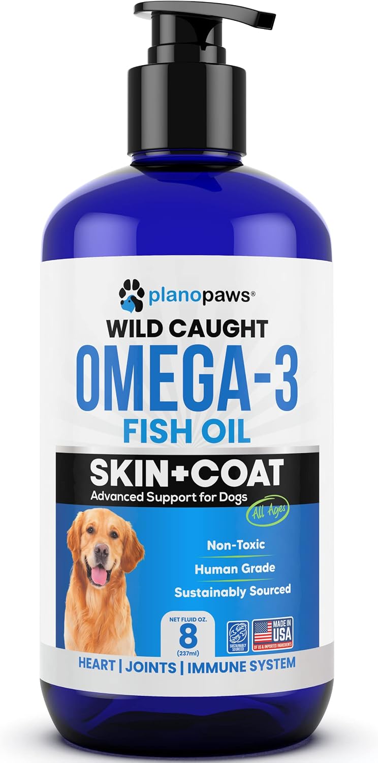 Omega 3 Fish Oil for Dogs - Better Than Salmon Oil
