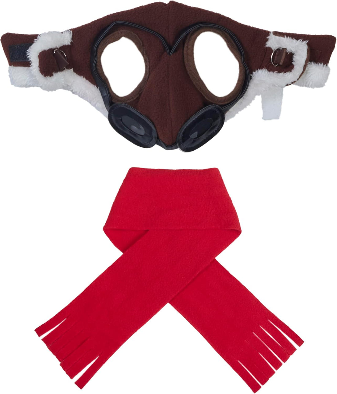 Rubies Aviator Pet Hat & Scarf Set for Dogs or Cats, S/M