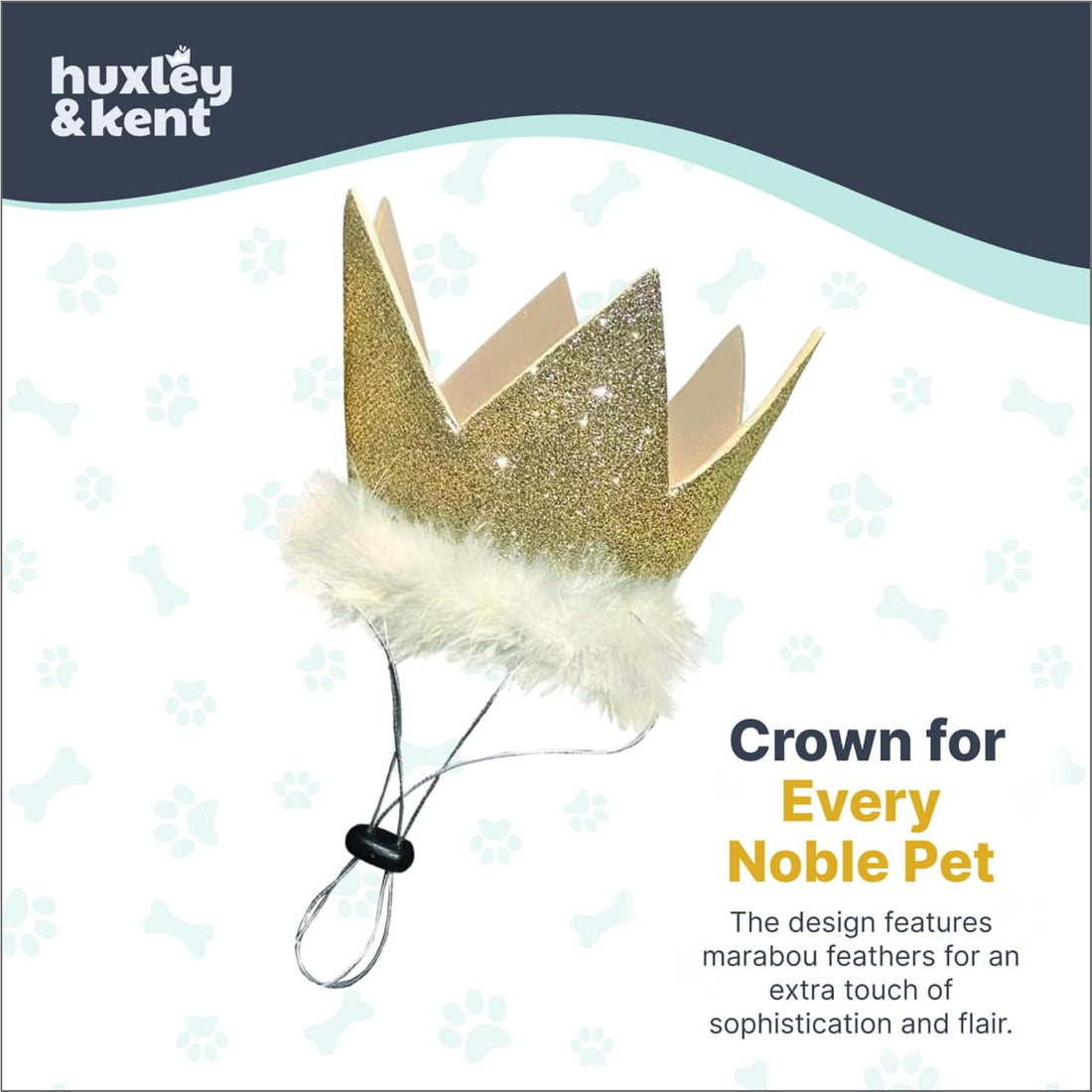Huxley & Kent Party Crown Hat for Dogs & Cats