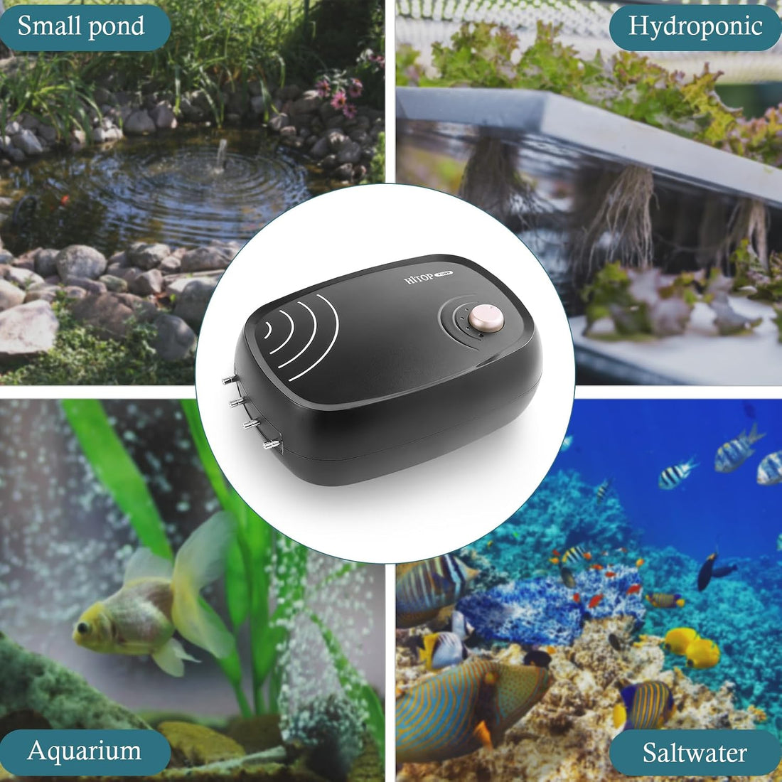 HITOP 10W Powerful Aquarium Air Pump