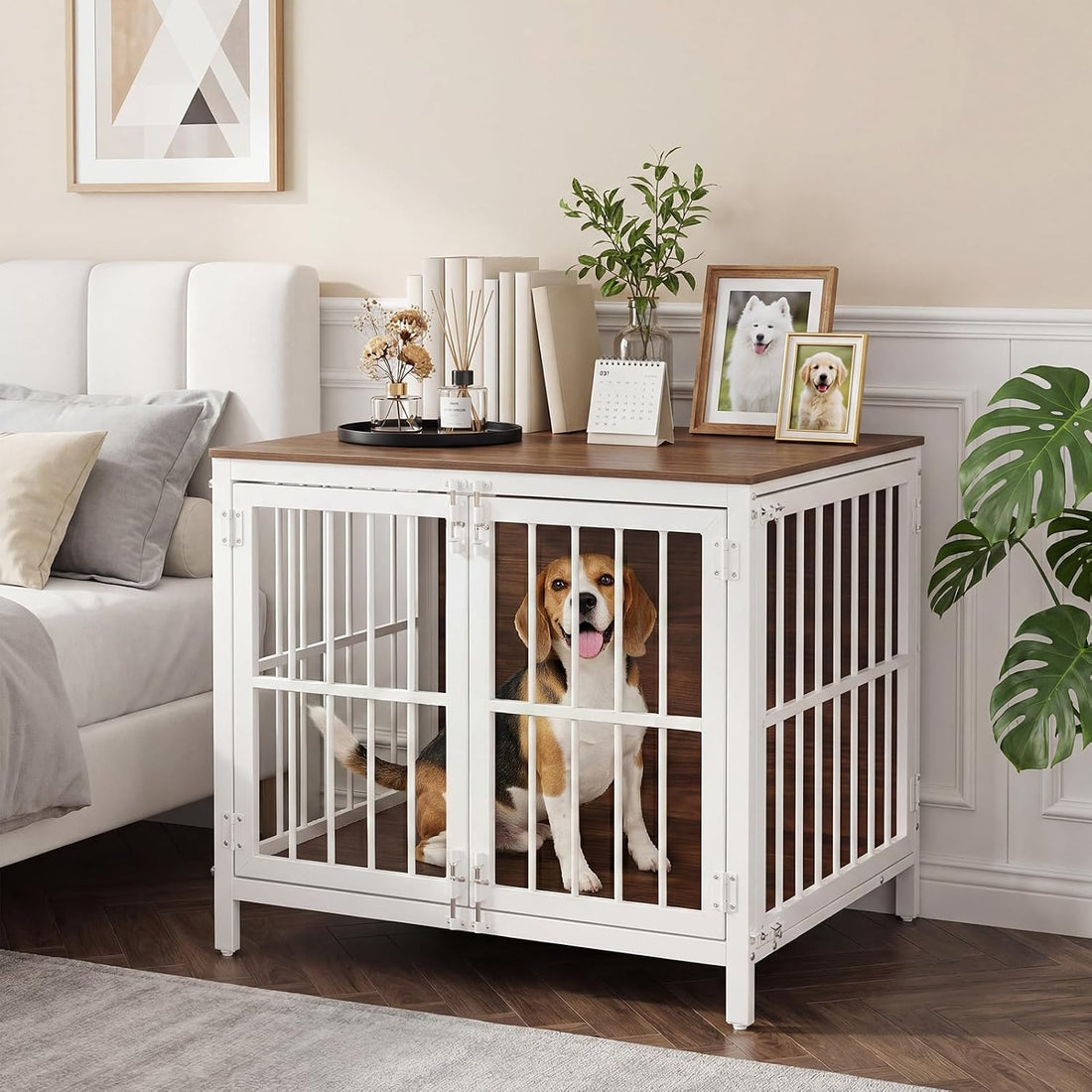 HOOBRO Heavy Duty Dog Crate Furniture