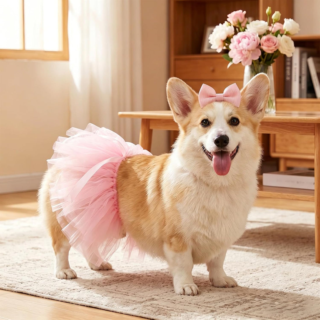 choyaxo Dog Tutu Puppy Dress Dog Skirt