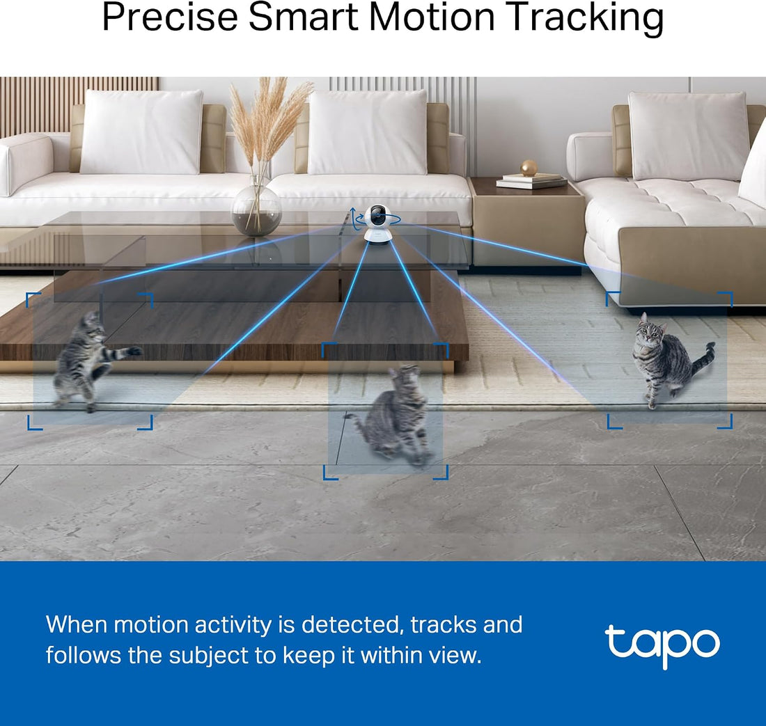 TP-Link Tapo 2K QHD Pan/Tilt Security Camera for Pet Camera