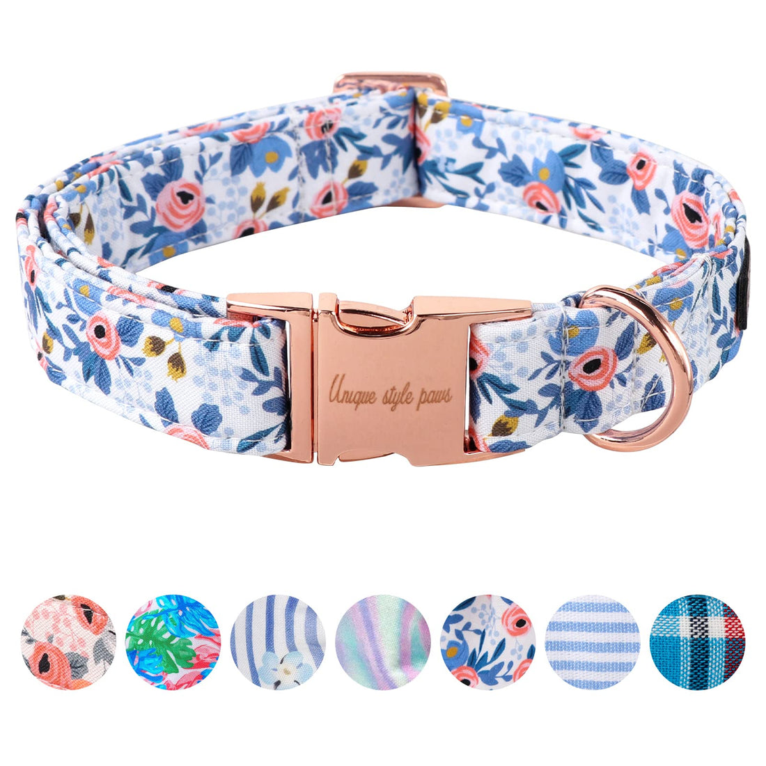 Unique Style Paws Dog Collar With Metal Buckle