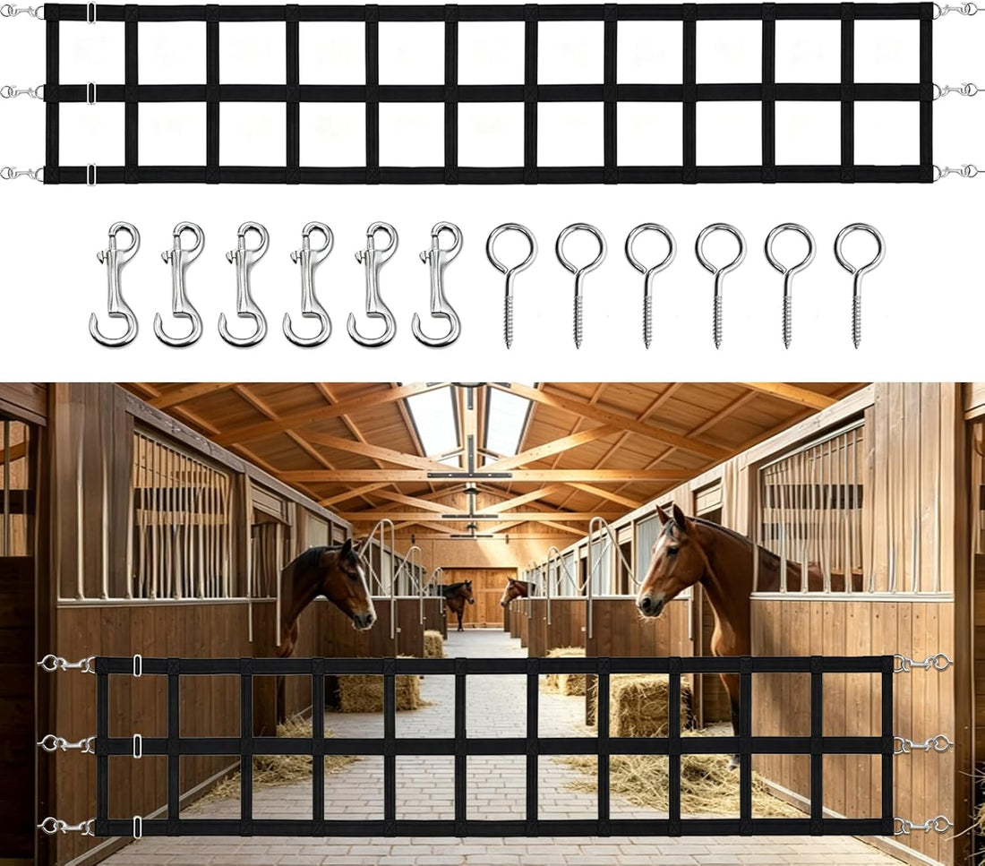 Horse Stall Guards with Adjustable Straps
