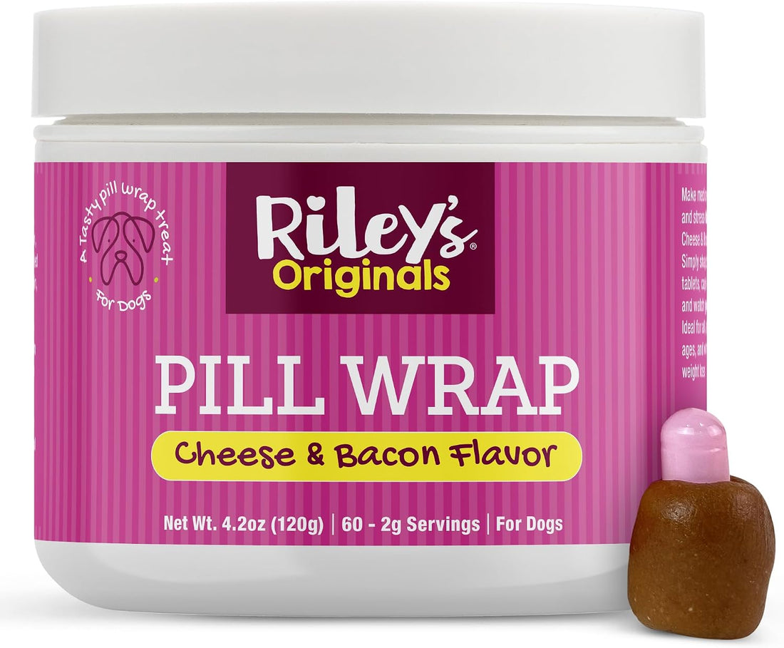 Riley's Pill Wrap for Dogs - Peanut Butter Pill Paste for Dogs - 4.2oz
