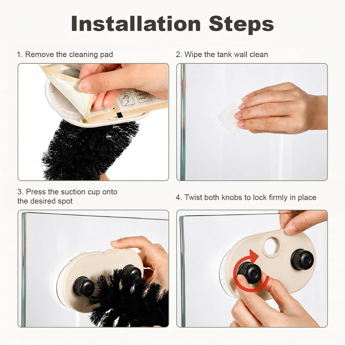 Turtle Brush with Suction Cup