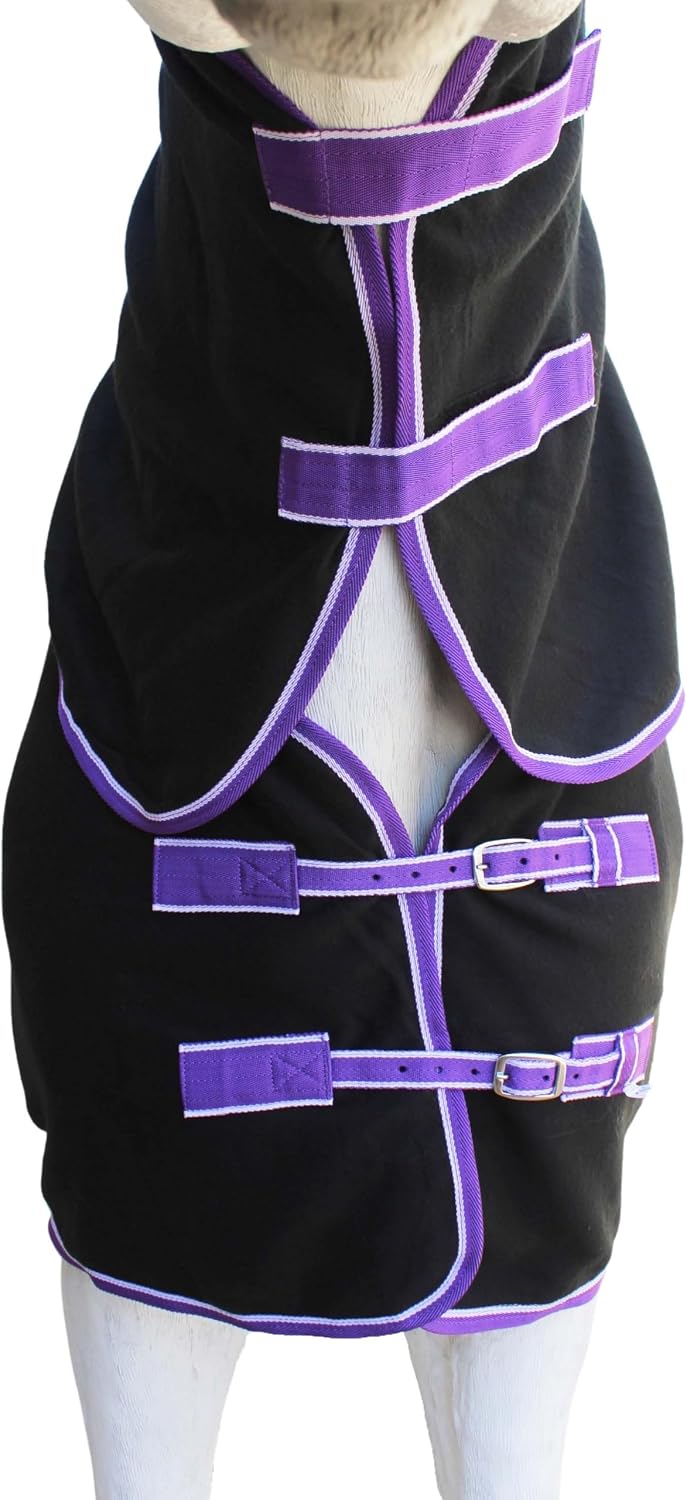 Challenger Horse Sheet Polar Fleece Cooler Exercise Blanket Wicks