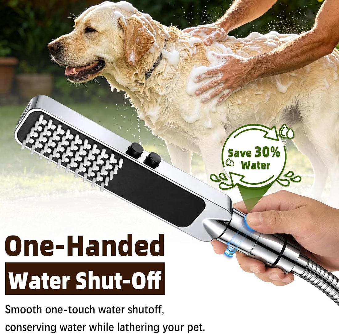 YDmeet High Pressure Dog Shower Attachment with Outdoor Adapter