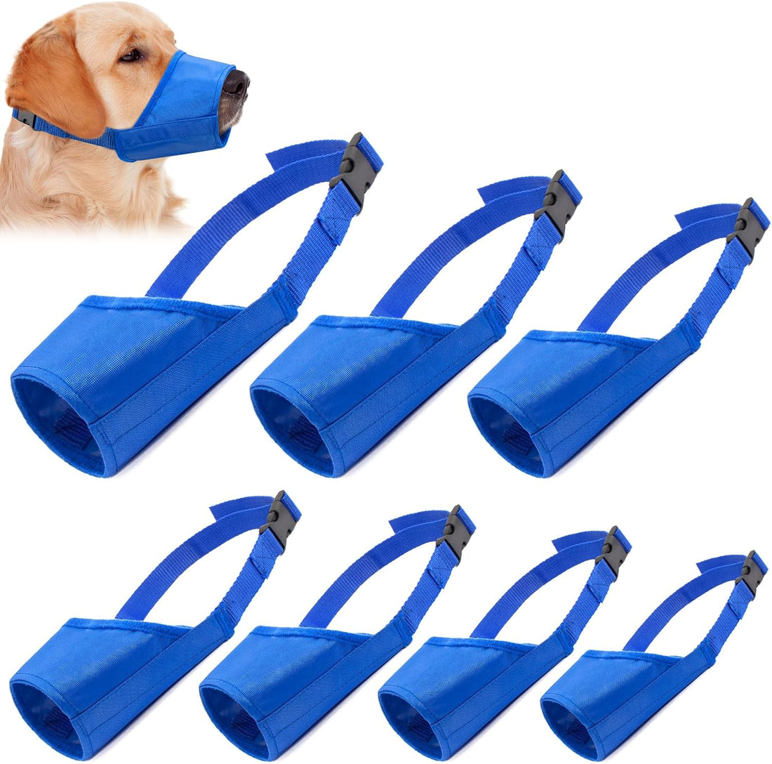 Coppthinktu Dog Muzzle Suit 7PCS Muzzles for Biting Dog Mouth Cover