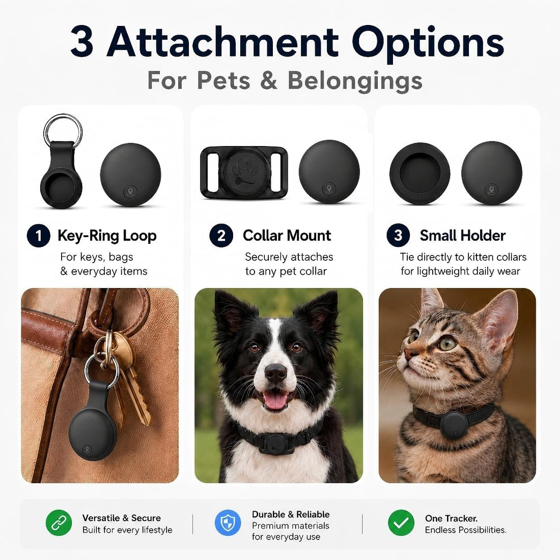 GPS Tracker for Dogs, Pet Location Tracker for Dogs & Cats, iOS Only