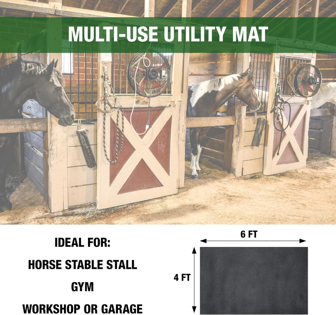 AMZ4X6X.75 Heavy-Duty 4 x 6 Ft Stall Mat, 3/4 in.