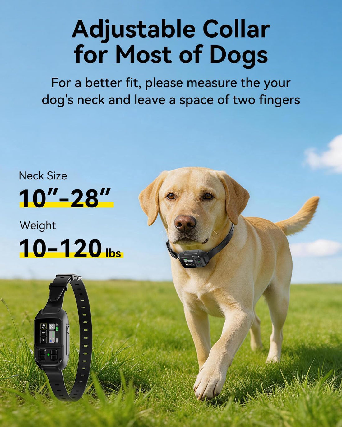 GPS Wireless Dog Fence with Customizable/Circular Boundary for Dog 10
