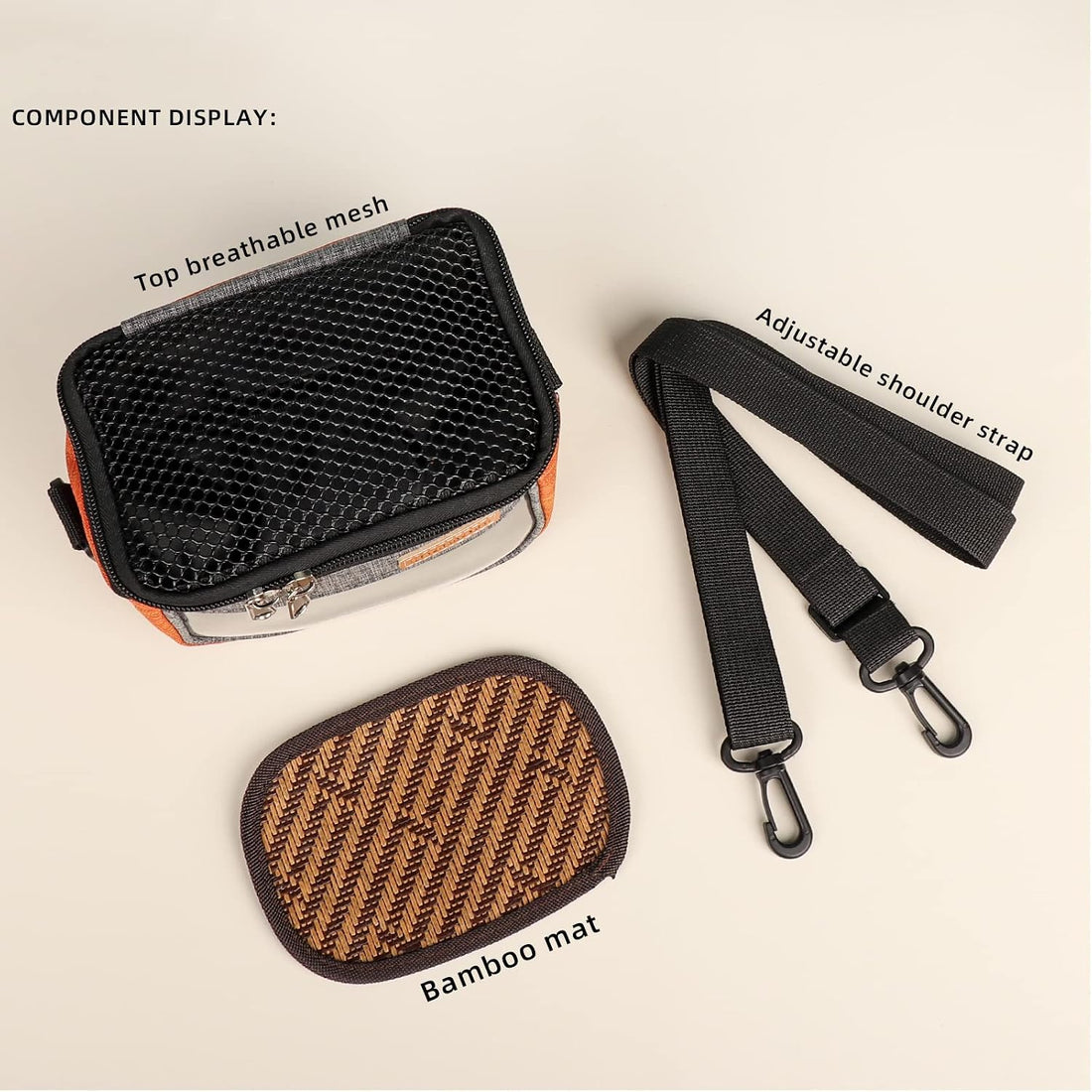 Sugar Glider Carrier Bag, Transparent Breathable Travel Bag
