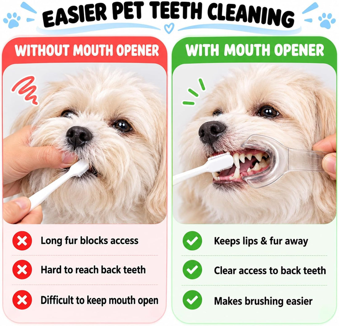8-Piece Pet Teeth Cleaning Kit, Dog Tooth Brushing Kit