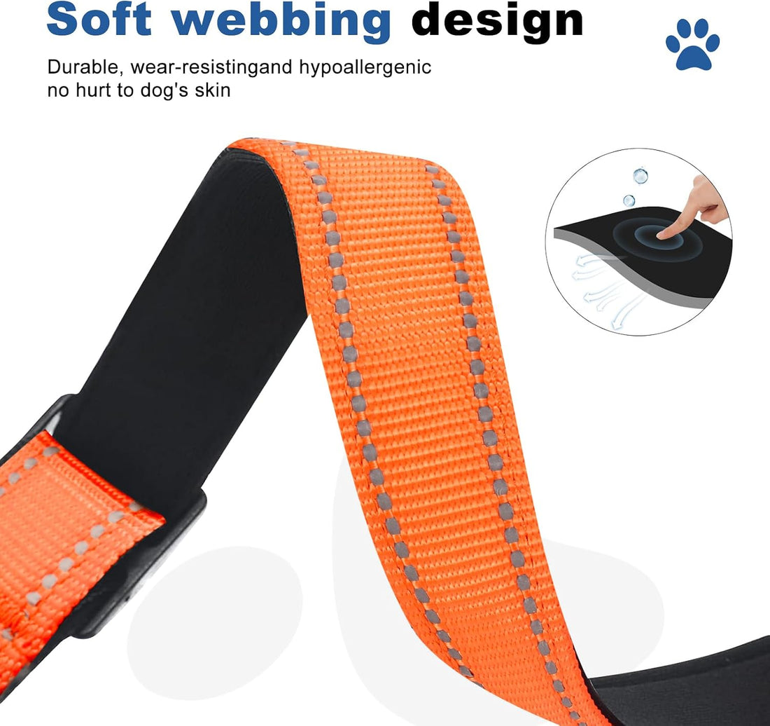 Reflective Martingale Dog Collars. Dog Collar with Quick Release