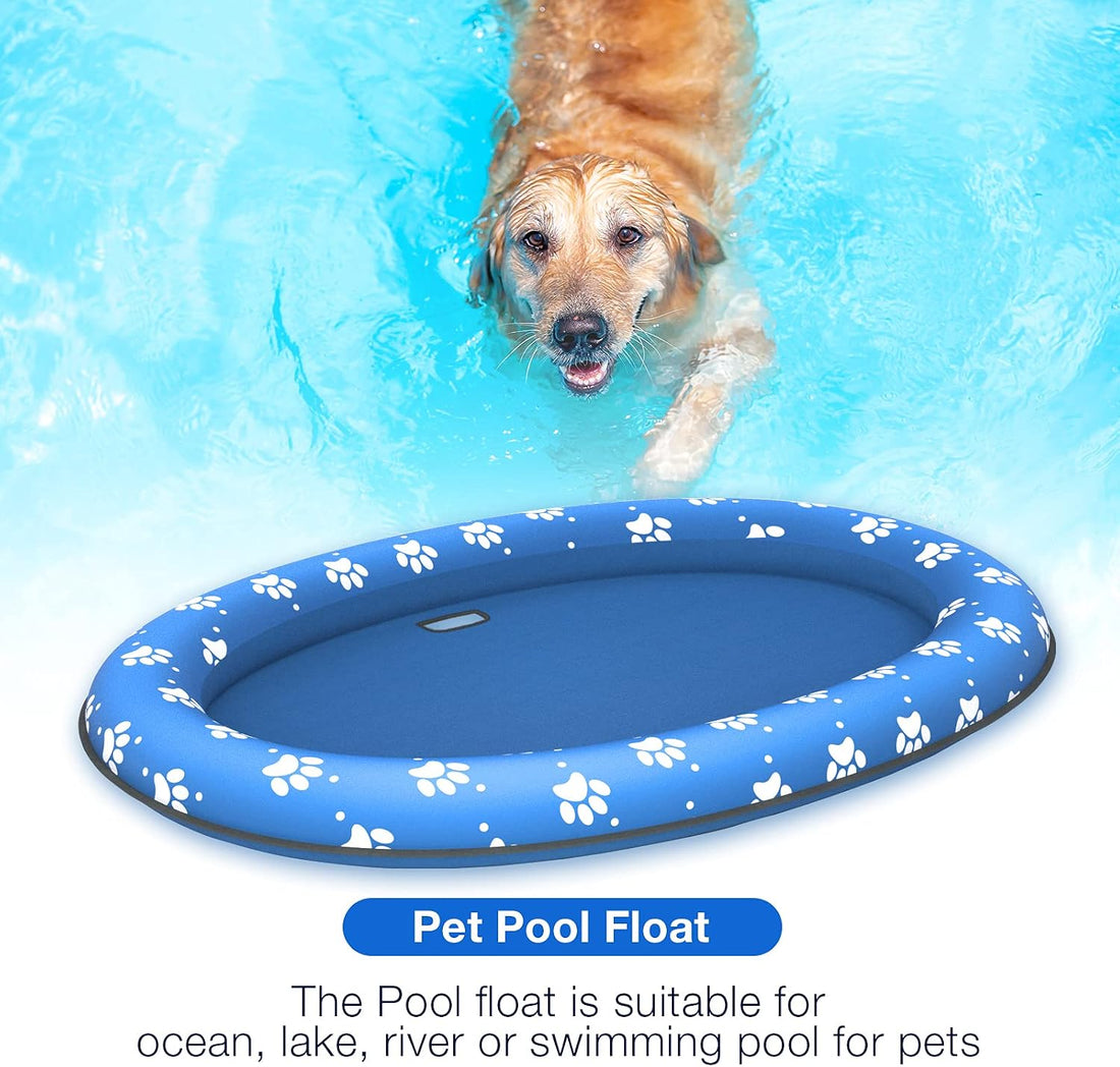 Pet Soft Dog Float Raft - Inflatable Dog Swimming Float for Summer