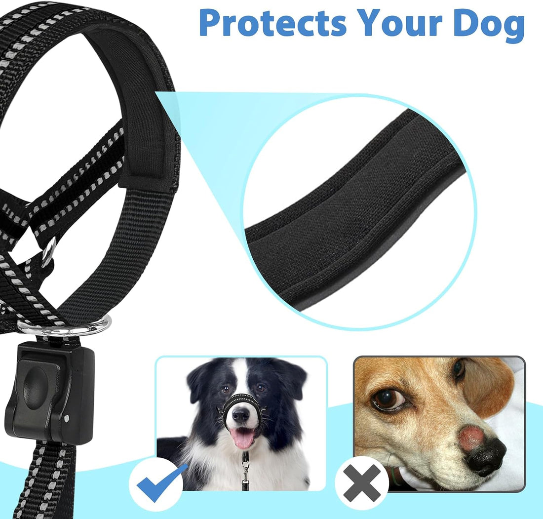 BARKLESS Soft Dog Head Collar