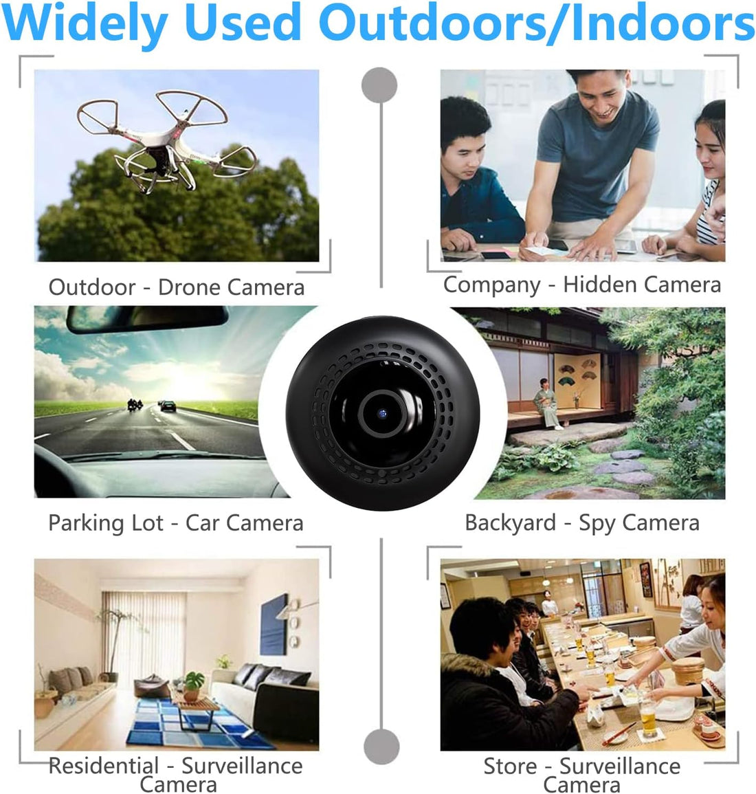 4K Security Cam with Night Vision and Built-in Battery Camera
