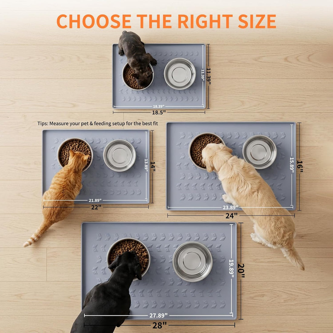 CHARMROSE Silicone Pet Feeding Mat