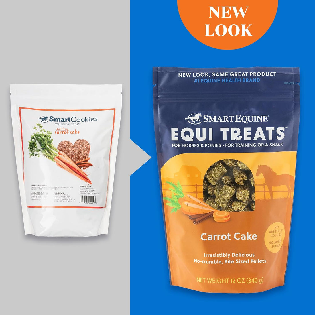 SmartEquine Equi Treats Carrot Cake Flavor, 4 lb Bag