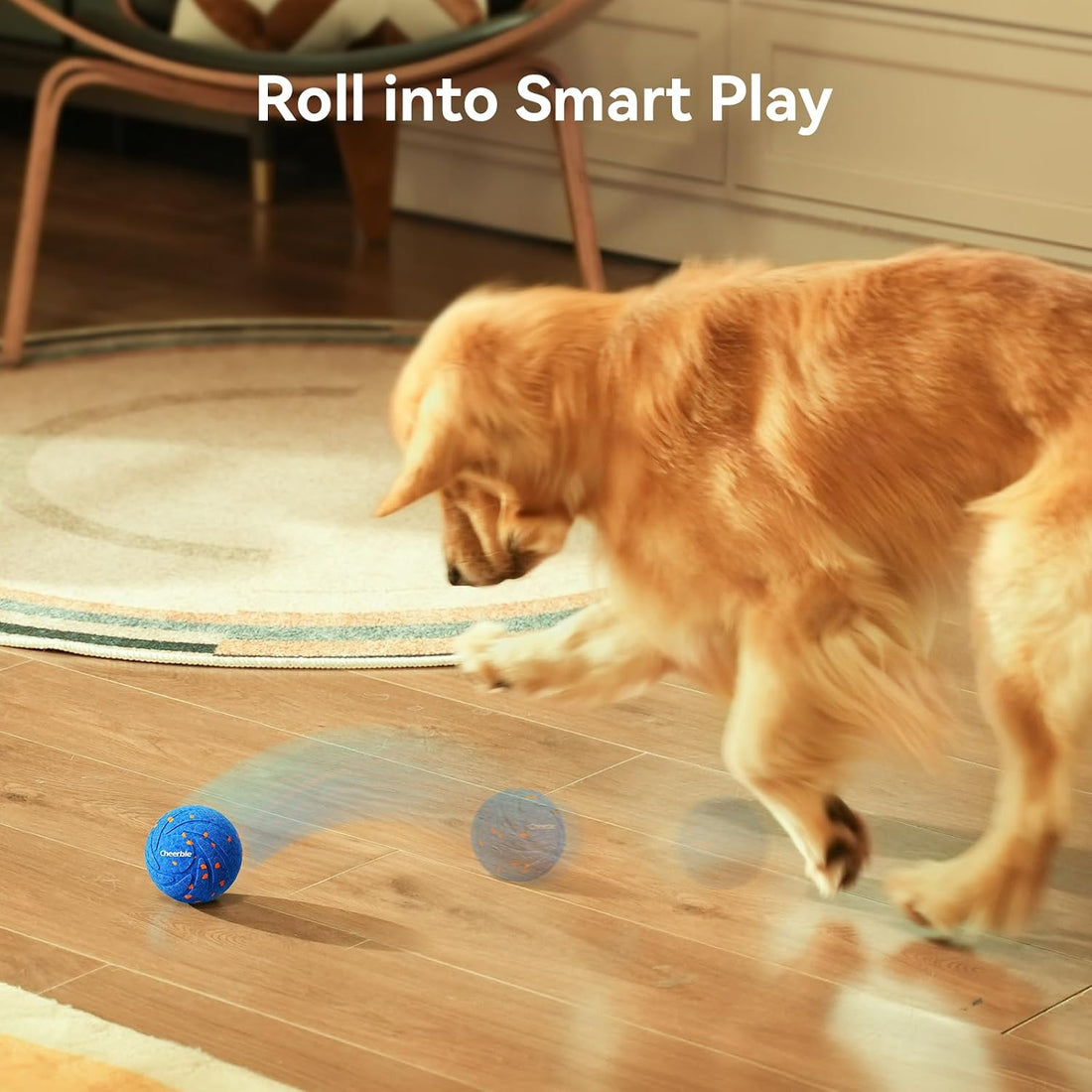 Cheerble Smart Interactive Dog Toy, Wicked Ball AIR, E-TPU Material